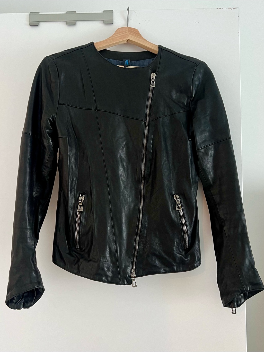 Benheart Womens Black Lambskin “Jane” Jacket